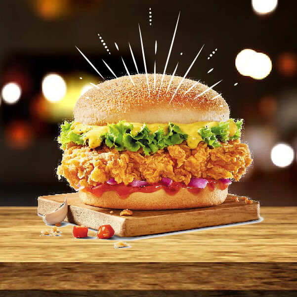 Crunchy Chicken Burger