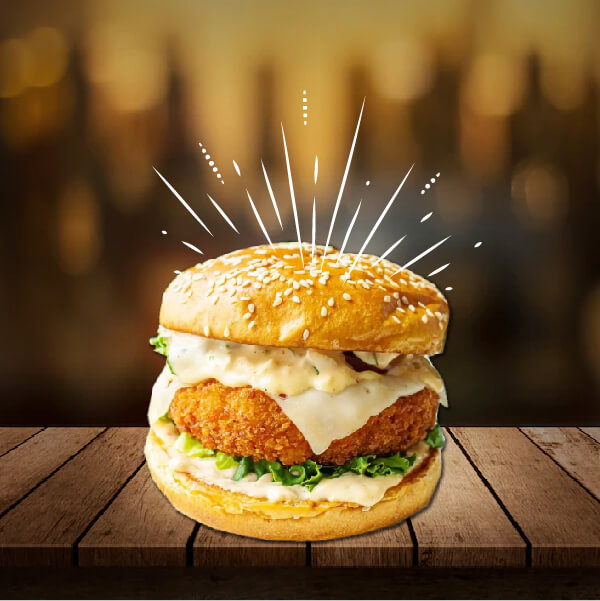 Fried Fish Burger