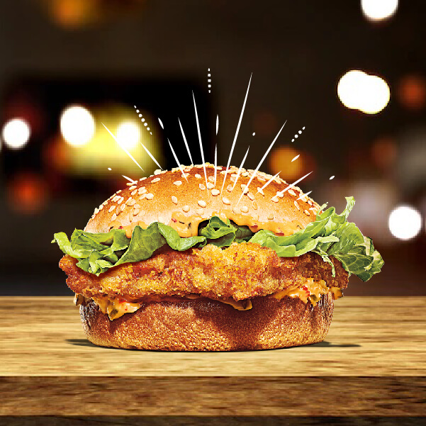 Crunchy Shrimp Burger